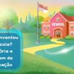 Blue White and Green Fun School Ilustrated Presentation