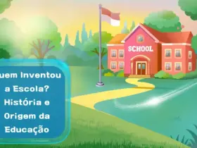 Blue White and Green Fun School Ilustrated Presentation