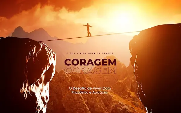 O Que a Vida Quer da Gente é Coragem: O Desafio de Viver Com Propósito e Audácia 36 Dia da Coragem Story Instagram