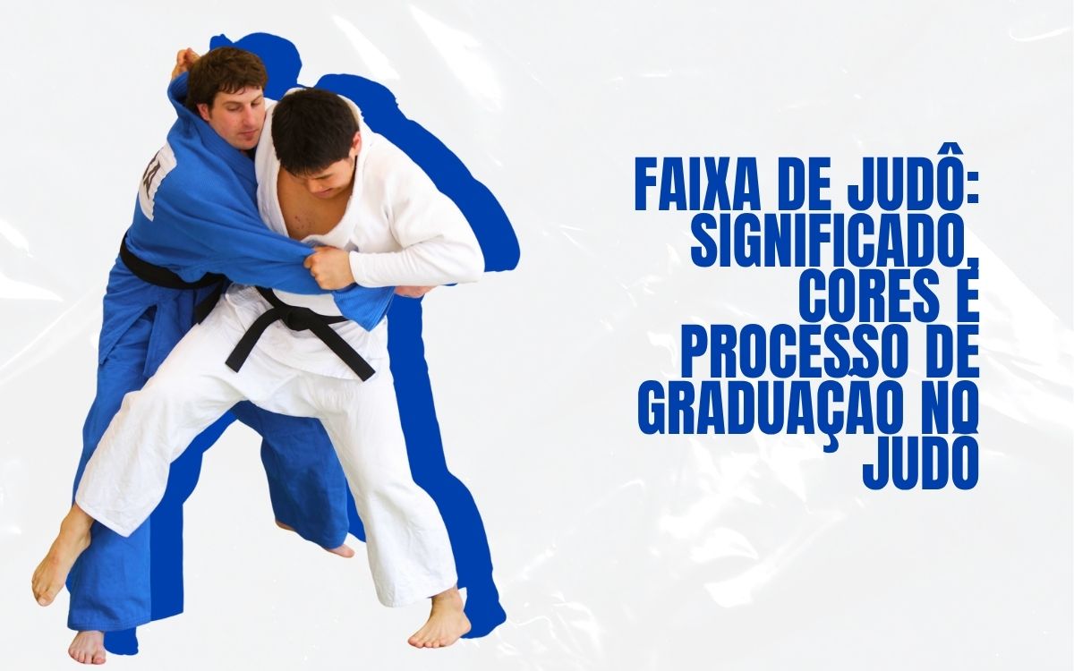 Faixa de Judô: Significado, Cores e Importância no Processo de Graduação 13 White and Blue Bold Modern World Judo Day Instagram Post